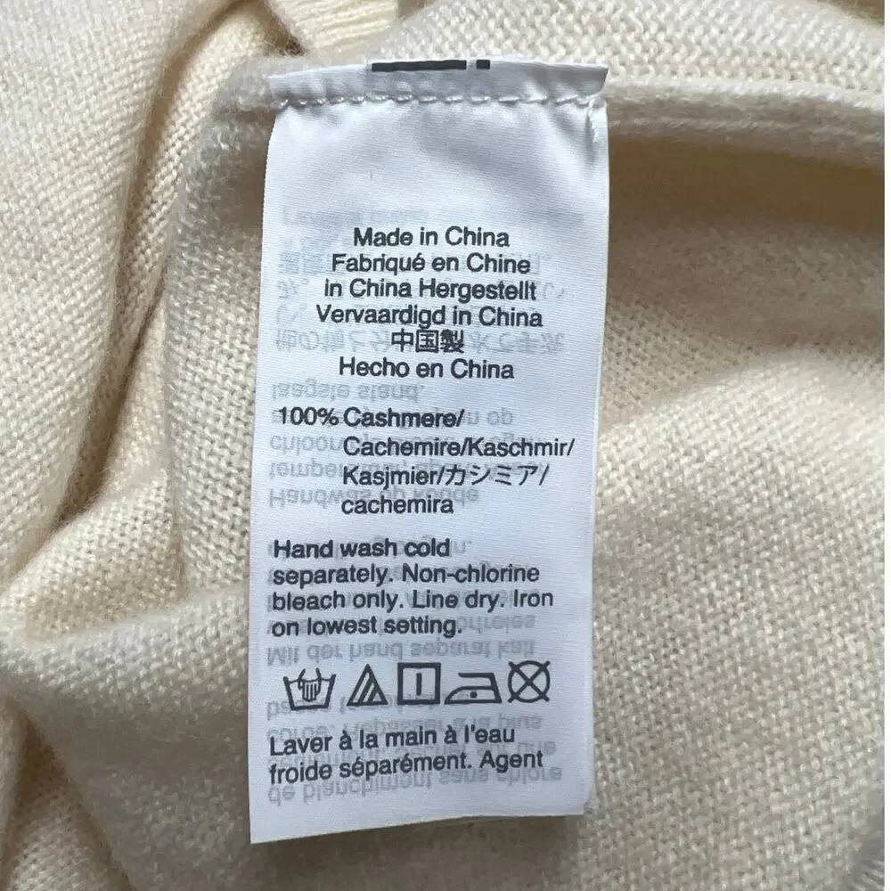 J. Crew Factory Cream Crew Neck Sweater - Picture 4 of 4